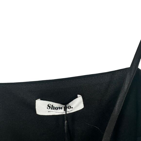 Showpo Coming For You Dress Black Mesh Midi Cocktail Party NWT Womens UK 10 US 6 - Picture 4 of 7